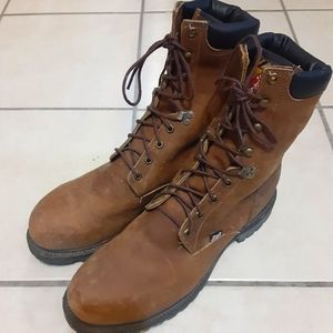 Vintage Justin workbooks size men's 12. Leather, made in the USA.